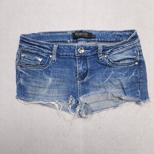 Premiere Casual Medium Wash Denim Jean Shorts Womens Size 5/6 Blue